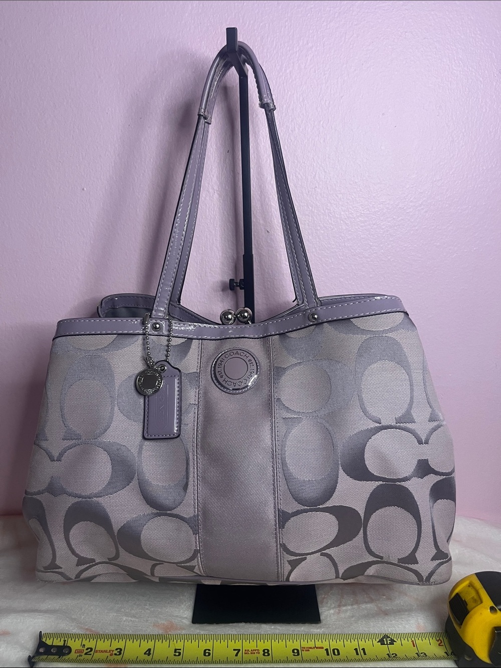 Coach F19190 Signature Carryall Satchel